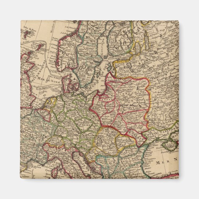 Europa karta magnet (Framsidan)