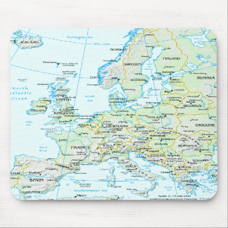 Europa karta Mousepad Musmatta