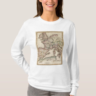 Europa kartbokkarta t-shirt