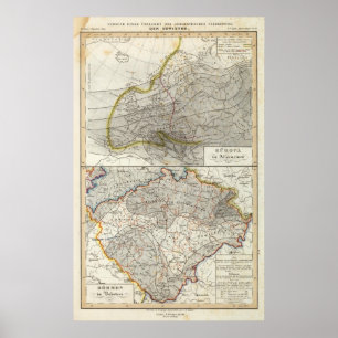 Europa KlimatKarta Poster