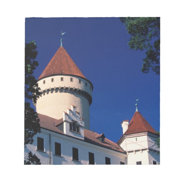 Europa, Konopiste Castle, Tjeckien, staty Anteckningsblock (Framsida)