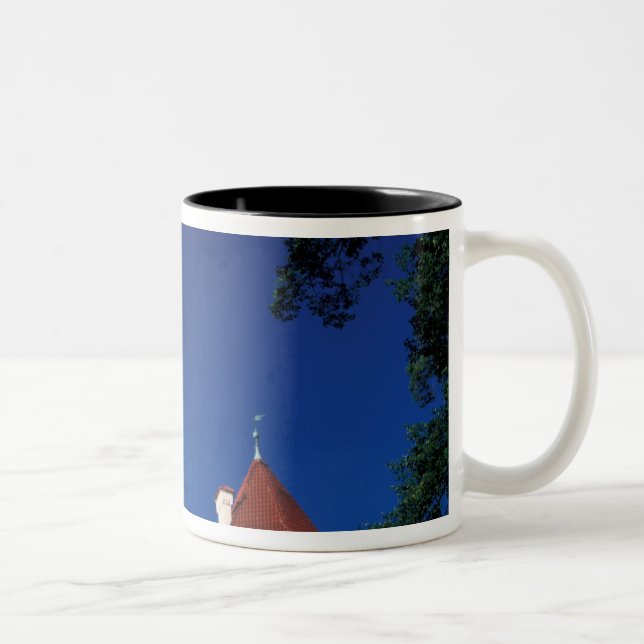 Europa, Konopiste Castle, Tjeckien, staty Två-Tonad Mugg (Höger)