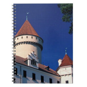 Europa, Konopiste Slott, Tjeckien, staty Anteckningsbok