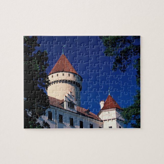 Europa, Konopiste Slott, Tjeckien, staty Pussel (Horisontell)