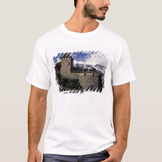 Europa, Liechtenstein, Vaduz. Vaduz slott, 2 T-shirt (Framsida)