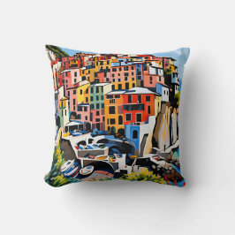 Europa Manarola Cinque Terre Italien Mediterranean Kudde