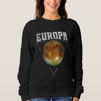 Europa Måne Jupiter Planet Solar System Astronomy T Shirt