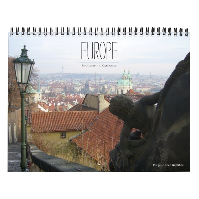 europa (med platser) 2026 kalender (Omslag)