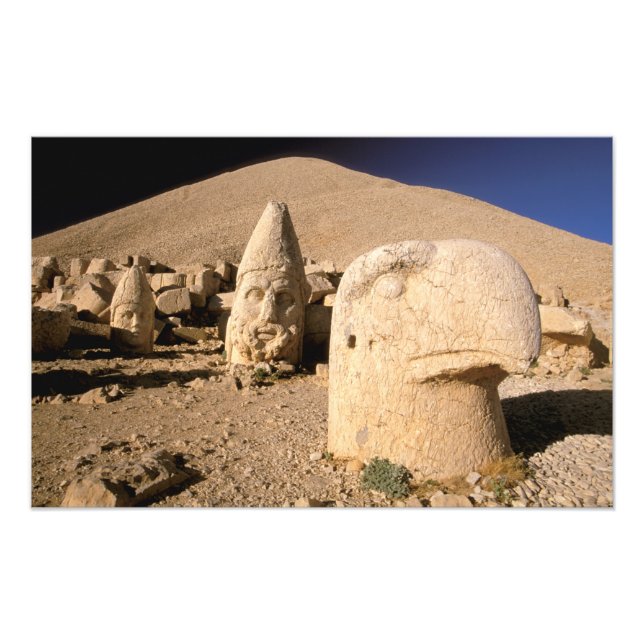 Europa, Mellan östern, Turkiet, Nemrut Dagi Kahta  Fototryck (Framsidan)