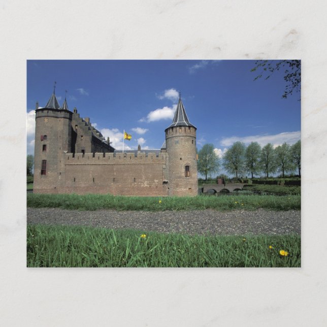 Europa, Nederländerna, Muiden Muiden Castle Vykort (Framsida)