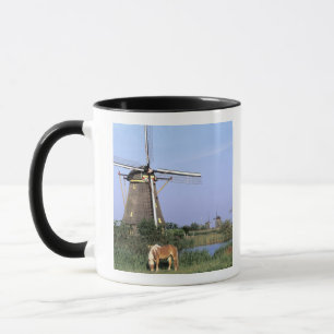 Europa, Nederländerna, Zuid Holland, Kinderdijk. 2 Mugg