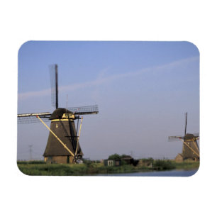 Europa, Nederländerna, Zuid Holland, Kinderdijk. Magnet
