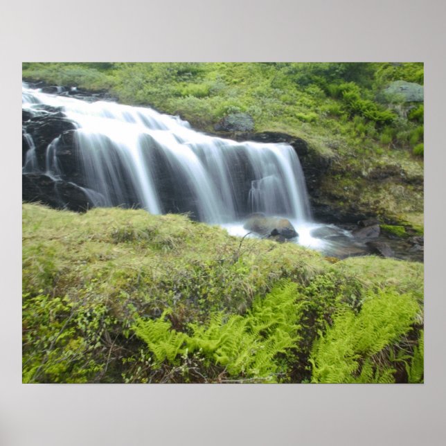 Europa, Norge. Vattenfall. Poster (Framsidan)