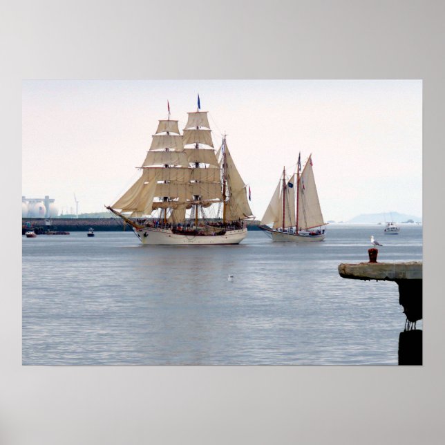 Europa och Amerikanska Eagle Poster (Framsidan)