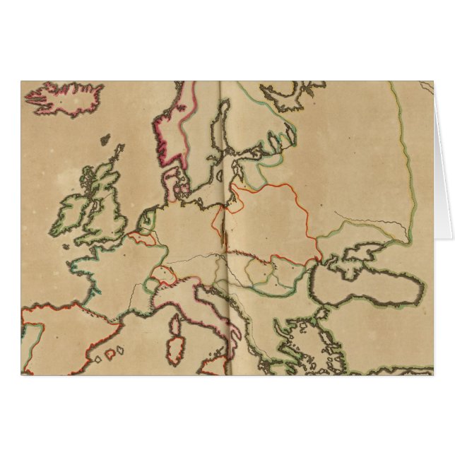 Europa och klimatet hälsningskort (Framsidan Horizontal)