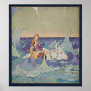 Europa och tjuren poster