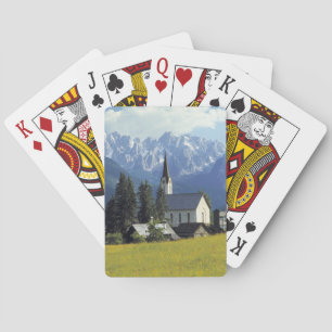 Europa, Österrike, Gosau. Kyrkans spira Kortlek