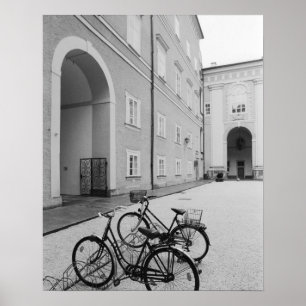 Europa, Österrike, Salzburg. Cyklar i Poster