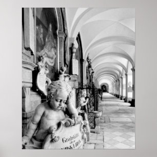 Europa, Österrike, Salzburg. Kerub och monument 2 Poster