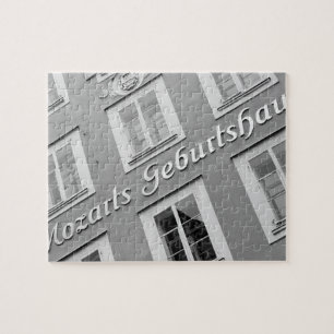 Europa, Österrike, Salzburg. Mozarts födelseplats Pussel