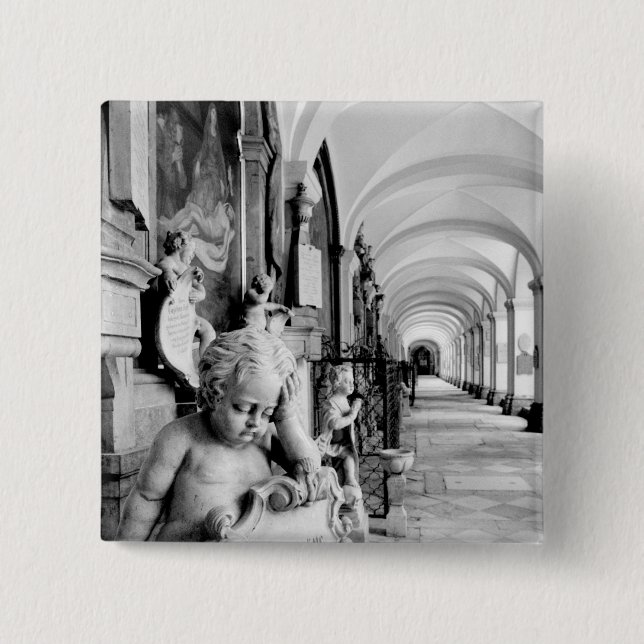 Europa, Österrike, Salzburg. Tjerub och monument 2 Knapp (Framsida)