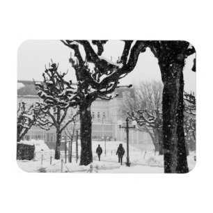 Europa, Österrike, Salzburg. Vinter, Magnet