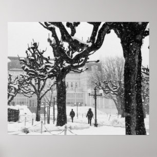 Europa, Österrike, Salzburg. Vinter, Poster