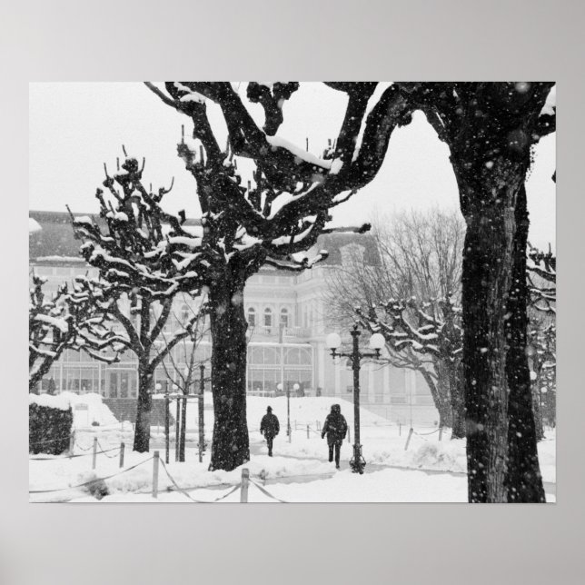 Europa, Österrike, Salzburg. Vinter, Poster (Framsidan)