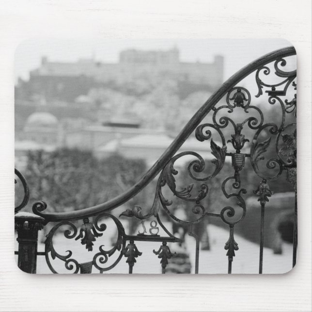 Europa, Österrike, Salzburg. Vy över den gamla sta Musmatta (Framsidan)