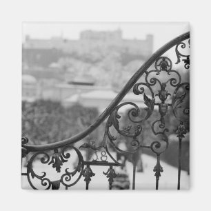 Europa, Österrike, Salzburg. Vy över Gamla Stan Magnet