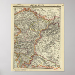 Europa, Österrike, Tjeckien Poster