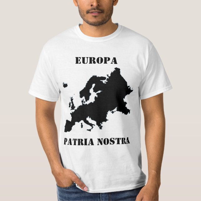 europa patria nostra t shirt (Framsida)
