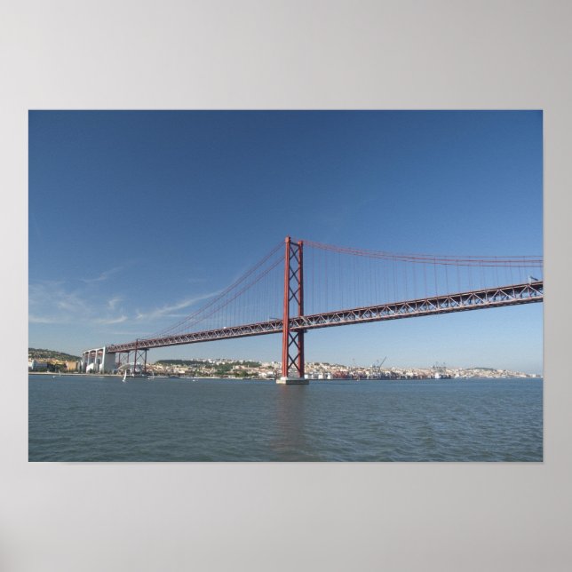 Europa, Portugal, Lissabon aka Lisboa). Ponte Poster (Framsidan)