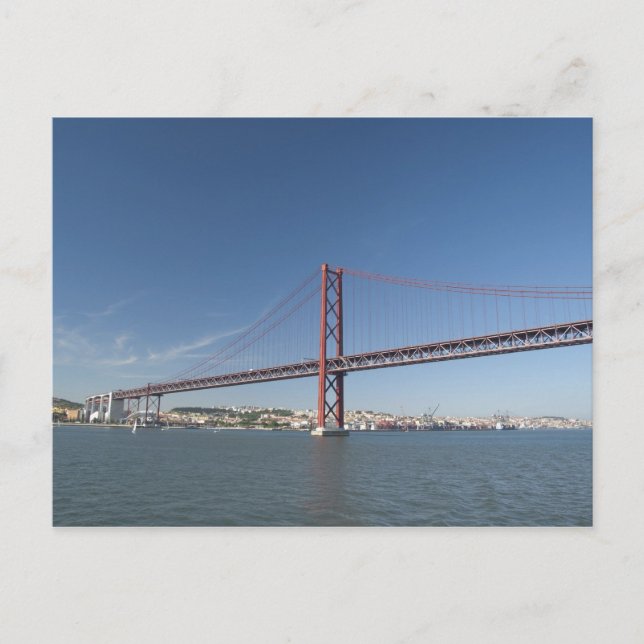 Europa, Portugal, Lissabon (alias Lisboa). Ponte Vykort (Framsida)