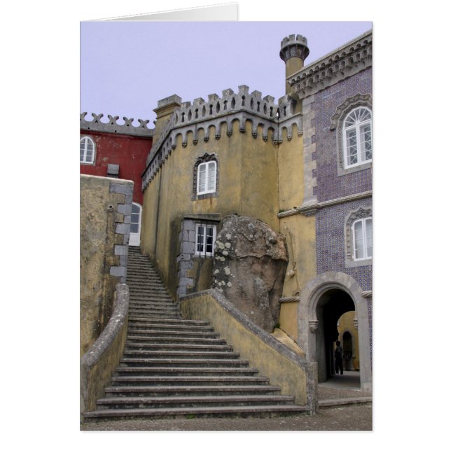 Europa, Portugal, Sintra. Pena National 2 Hälsningskort (Framsidan)
