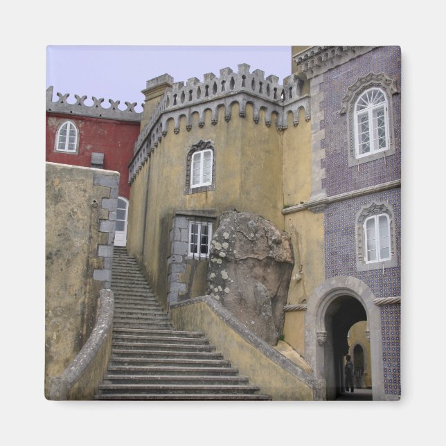 Europa, Portugal, Sintra. Pena National 2 Magnet (Framsidan)