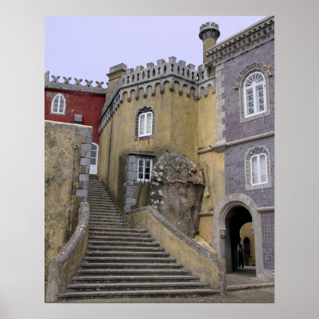 Europa, Portugal, Sintra. Pena National 2 Poster (Framsidan)