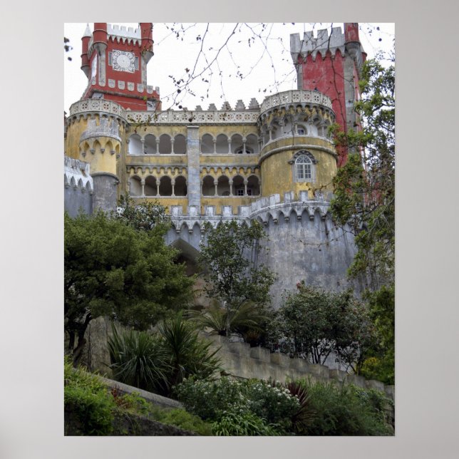 Europa, Portugal, Sintra. Pena National 3 Poster (Framsidan)
