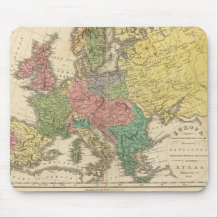 Europa - Religion Atlas Karta Musmatta