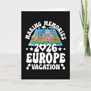Europa-resa 2026 Sommarlov Minnen skapande  Kort