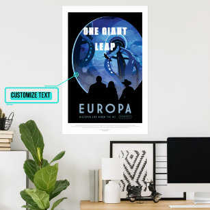 Europa - Rymdturism Poster