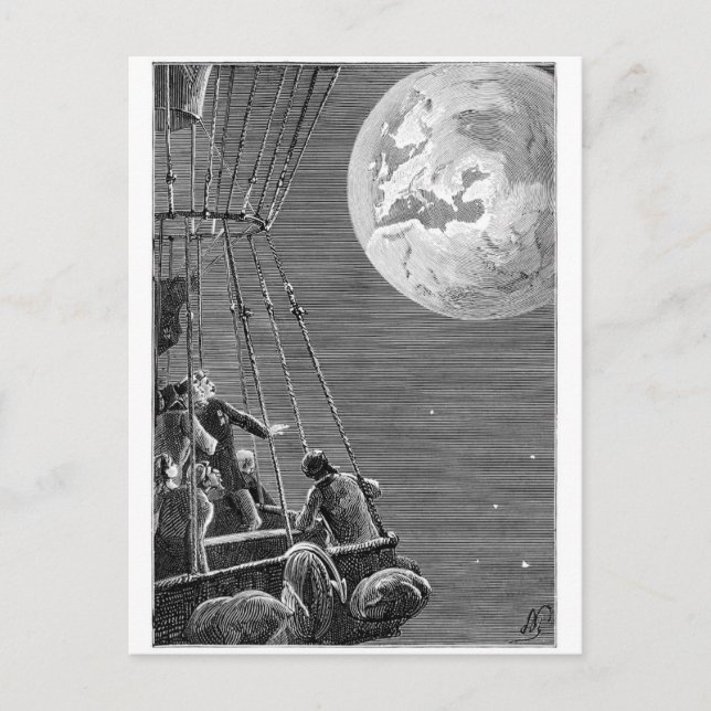 Europa! Ryssland! Frankrike! Vykort (Framsida)