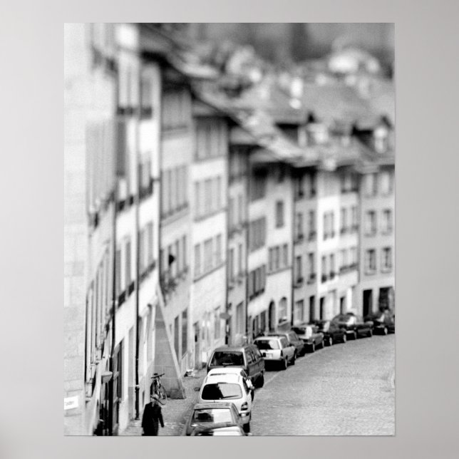Europa, Schweiz, Bern. Gamla stans byggnader Poster (Framsidan)