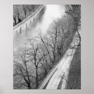 Europa, Schweiz, Bern. Översikt över Aare Poster