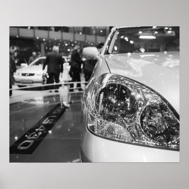 Europa, Schweiz, Genève. Motorvisning i Genève, 2 Poster (Framsidan)