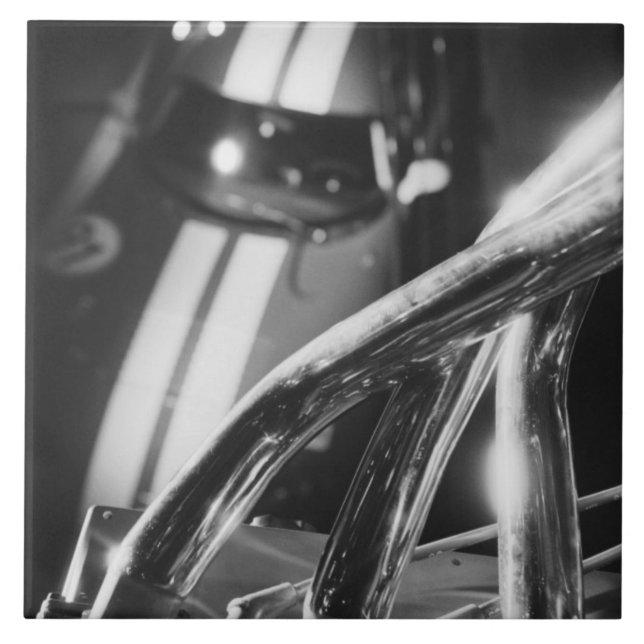 Europa, Schweiz, Genève. Motorvisning i Genève.4 Kakelplatta (Framsidan)