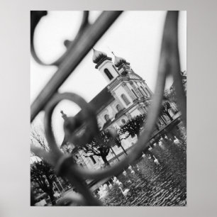 Europa, Schweiz, Luzern. Jesuitkyrka Poster