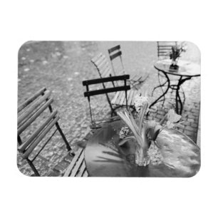 Europa, Schweiz, Luzern. Utomhusservering bord Magnet