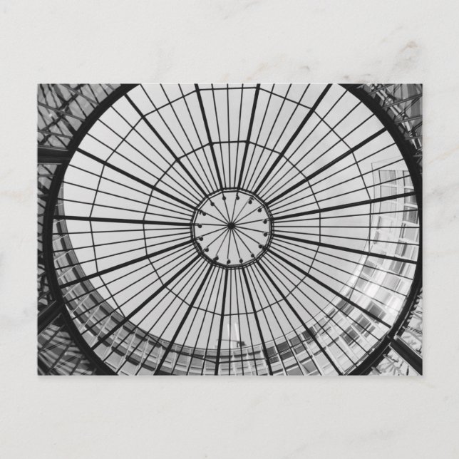 Europa, Schweiz, Zürich. Glasdomän Vykort (Framsida)