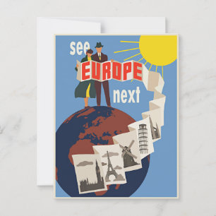 Europa - se Europa nästa år Vykort